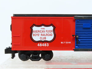 S Scale American Flyer 6-48483 Boys Railroad Club Boxcar #48483