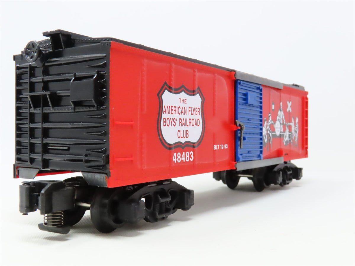 S Scale American Flyer 6-48483 Boys Railroad Club Boxcar #48483