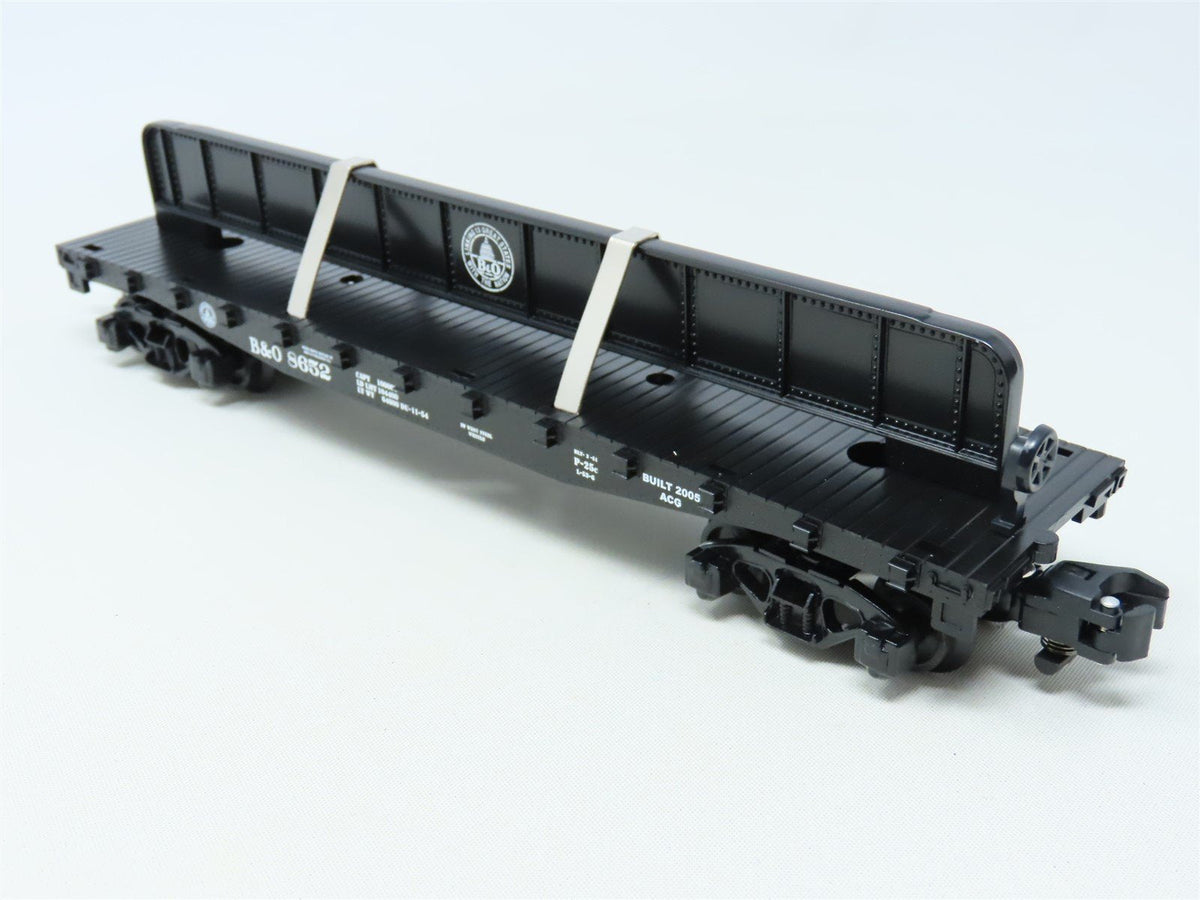 S Scale American Flyer 6-48540 B&amp;O Baltimore &amp; Ohio Flat Car #8652 w/ Girder