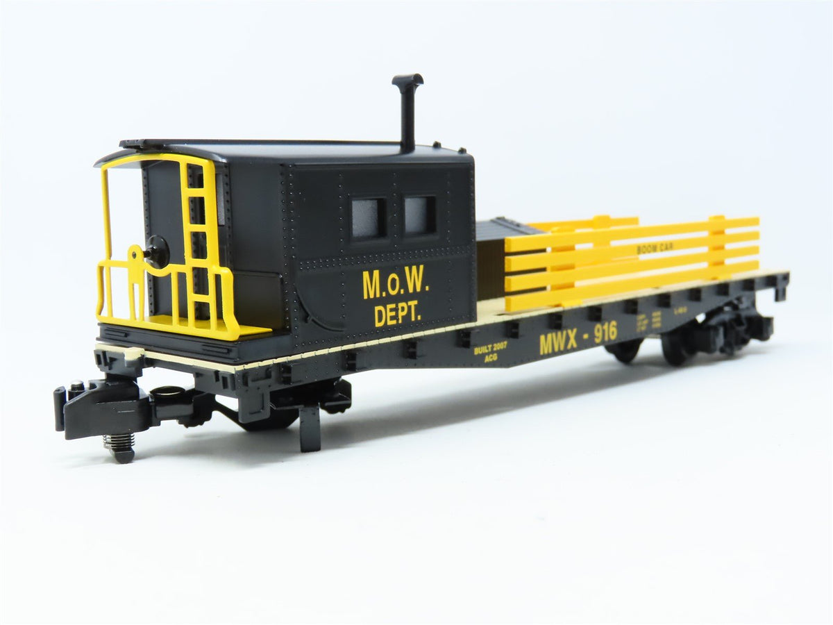 S Scale American Flyer 6-48740 MWX Maintenance of Way Department Boom Car #916