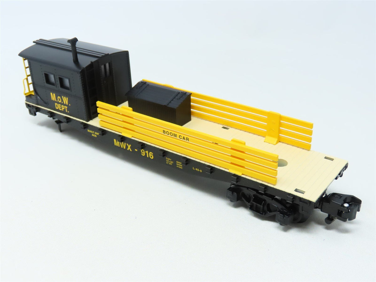 S Scale American Flyer 6-48740 MWX Maintenance of Way Department Boom Car #916