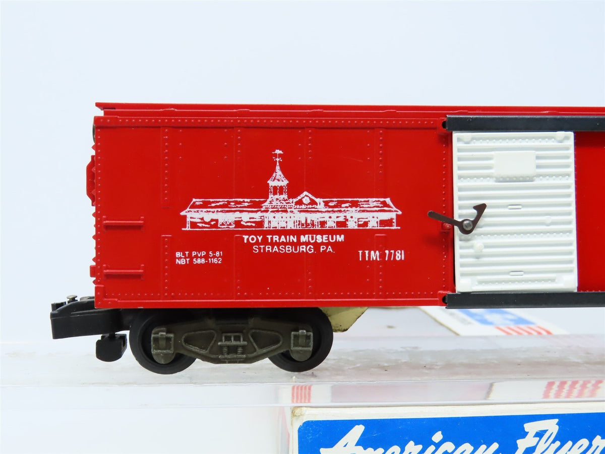 S Scale American Flyer TTM Toy Train Museum Single Door Box Car #7781