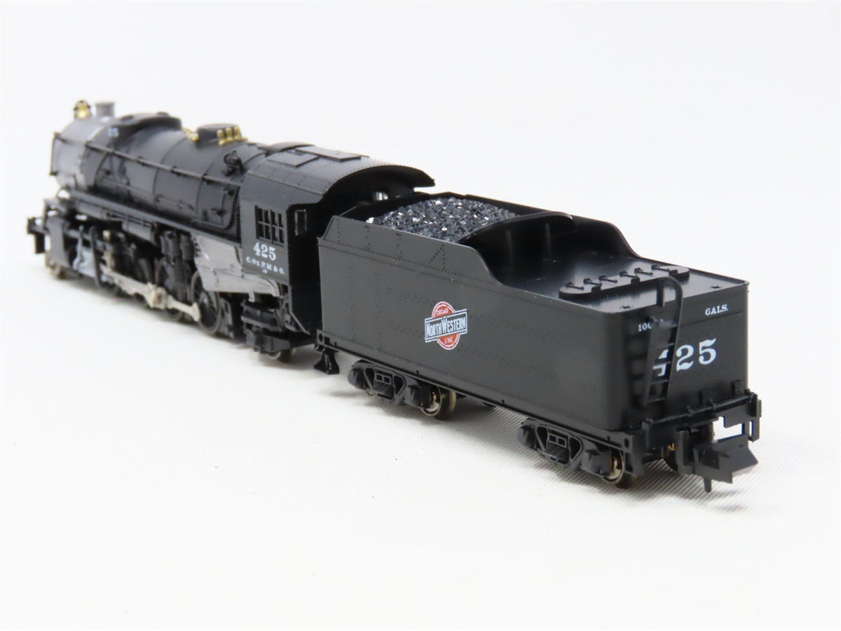 N Scale KATO 126-0203 C&amp;NW Chicago &amp; Northwestern 2-8-2 Steam Locomotive #425