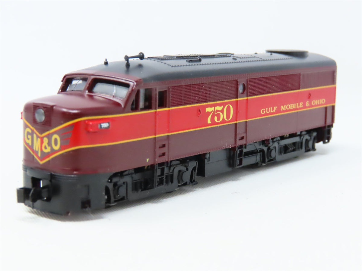 N Scale Life-Like 7418 GM&amp;O Gulf Mobile &amp; Ohio ALCO FA1/FB1 Diesel Set