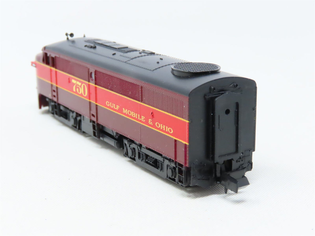 N Scale Life-Like 7418 GM&amp;O Gulf Mobile &amp; Ohio ALCO FA1/FB1 Diesel Set