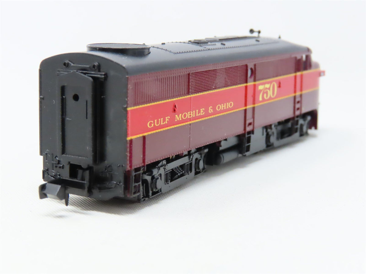 N Scale Life-Like 7418 GM&amp;O Gulf Mobile &amp; Ohio ALCO FA1/FB1 Diesel Set