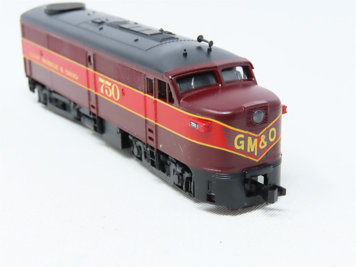 N Scale Life-Like 7418 GM&amp;O Gulf Mobile &amp; Ohio ALCO FA1/FB1 Diesel Set