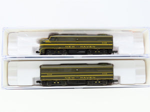 N Scale Life-Like 7449 NH New Haven ALCO FA1/FB1 Diesel Set #0408/0458