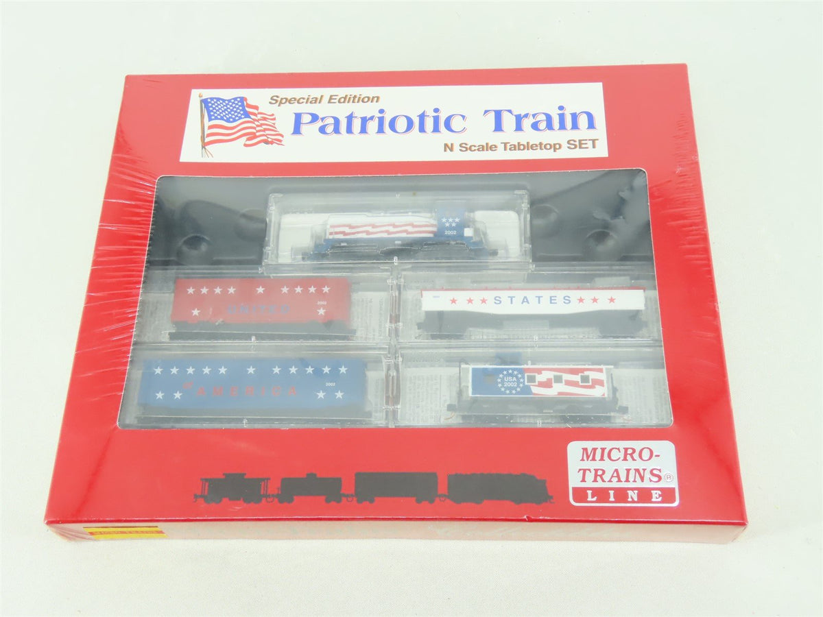 N Micro-Trains MTL 1512 &quot;Patriotic Train&quot; EMD SW9 Diesel Freight Set - Sealed