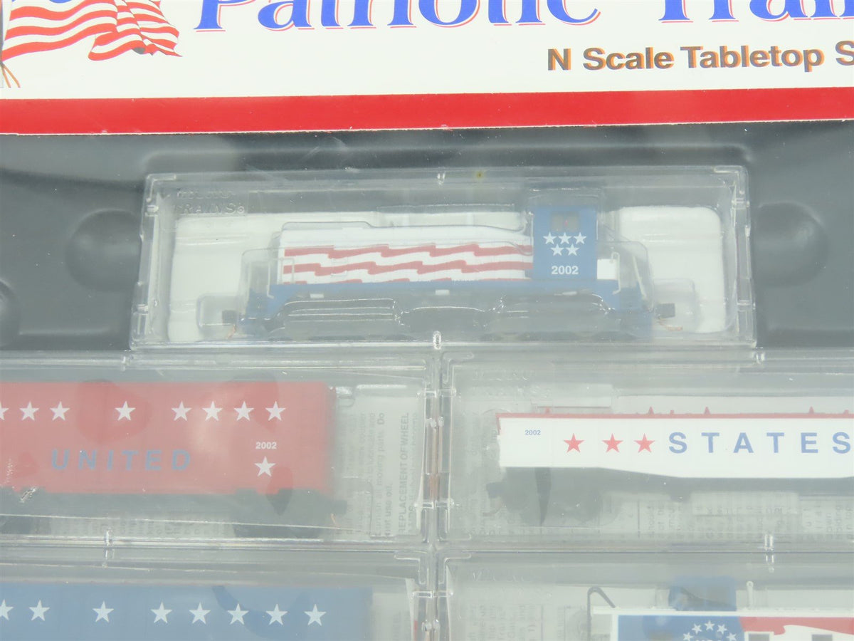 N Micro-Trains MTL 1512 &quot;Patriotic Train&quot; EMD SW9 Diesel Freight Set - Sealed