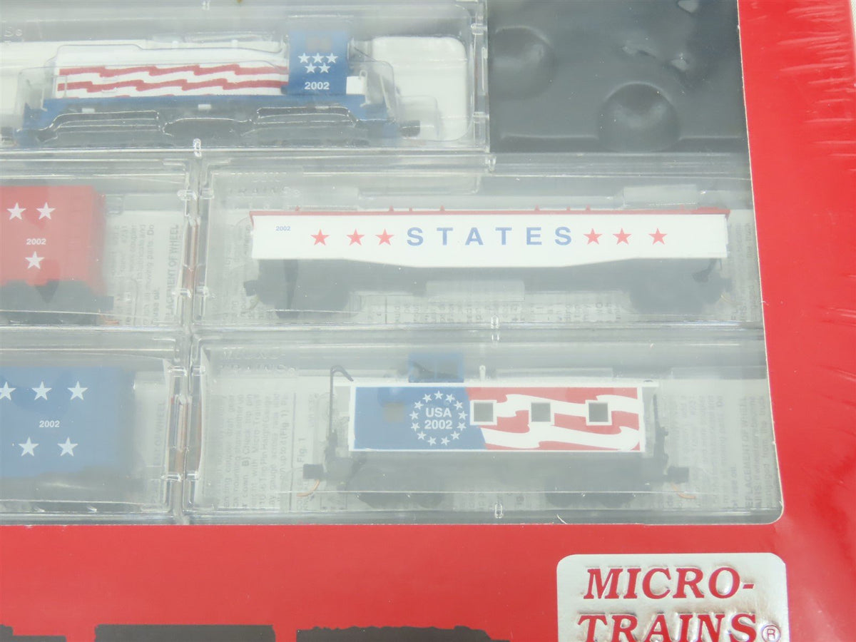 N Micro-Trains MTL 1512 &quot;Patriotic Train&quot; EMD SW9 Diesel Freight Set - Sealed