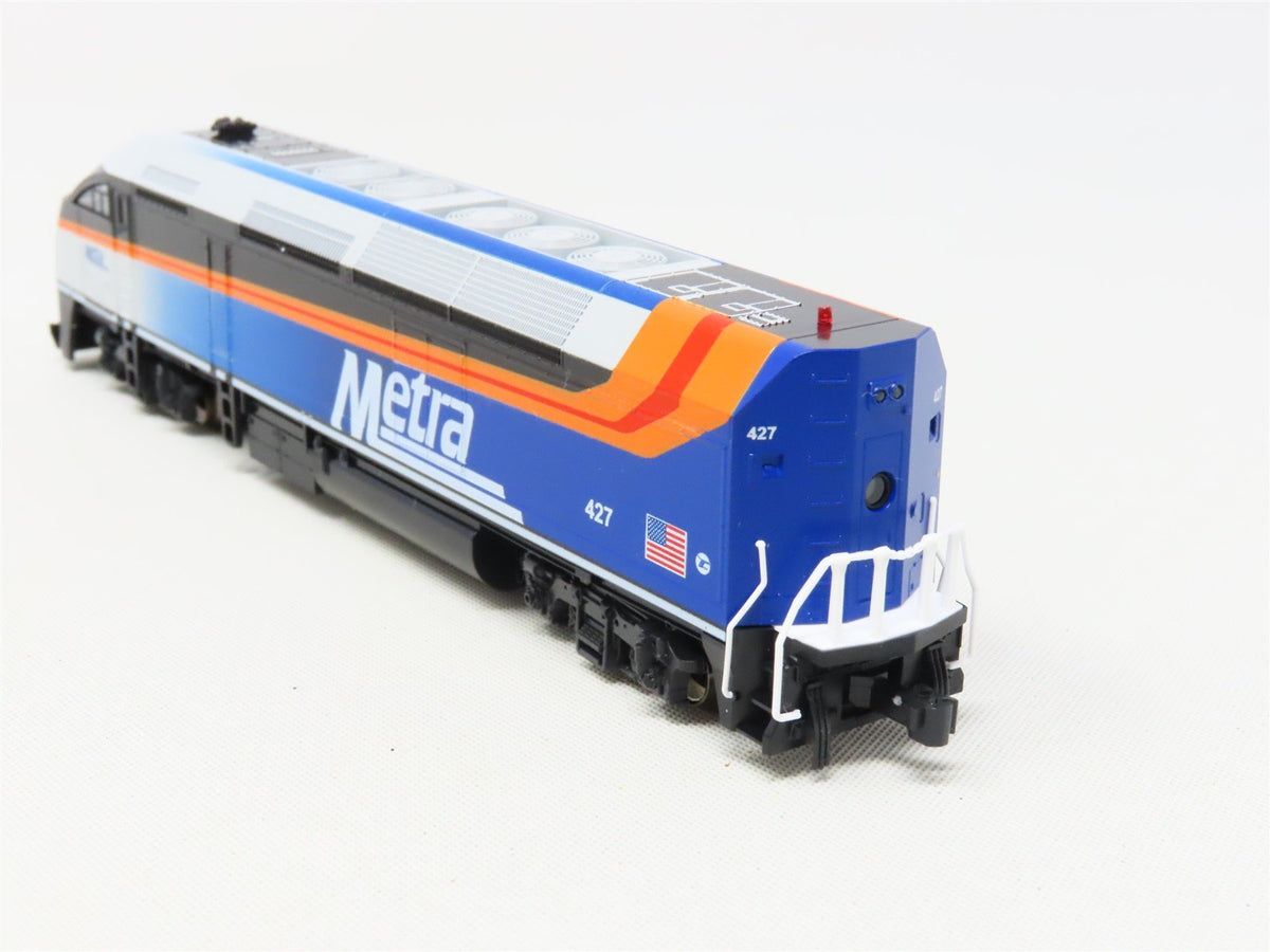 N Scale Kato 106-8701 Chicago METRA Bi-Level Commuter Set w/Loco &amp; 3 Cars