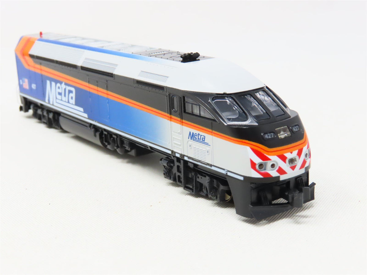 N Scale Kato 106-8701 Chicago METRA Bi-Level Commuter Set w/Loco &amp; 3 Cars