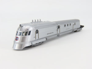 N Scale Con-Cor 001-8731 CB&Q Burlington Pioneer Zephyr 3-Unit Train Set