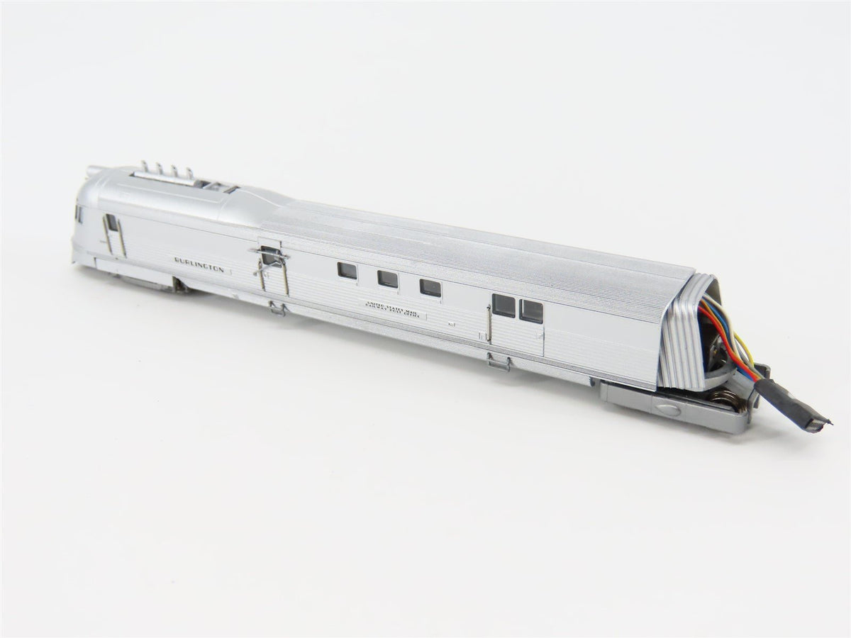 N Scale Con-Cor 001-8731 CB&amp;Q Burlington Pioneer Zephyr 3-Unit Train Set