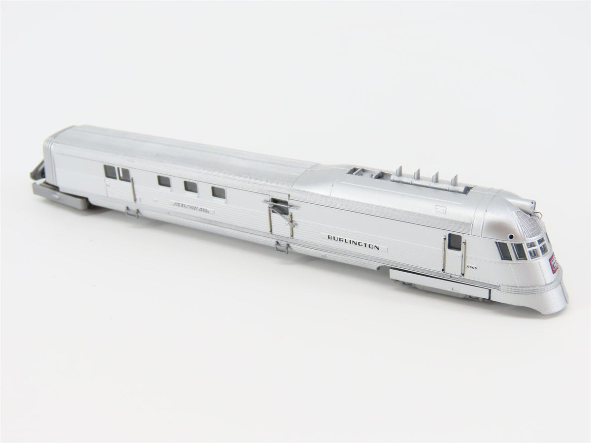 N Scale Con-Cor 001-8731 CB&amp;Q Burlington Pioneer Zephyr 3-Unit Train Set