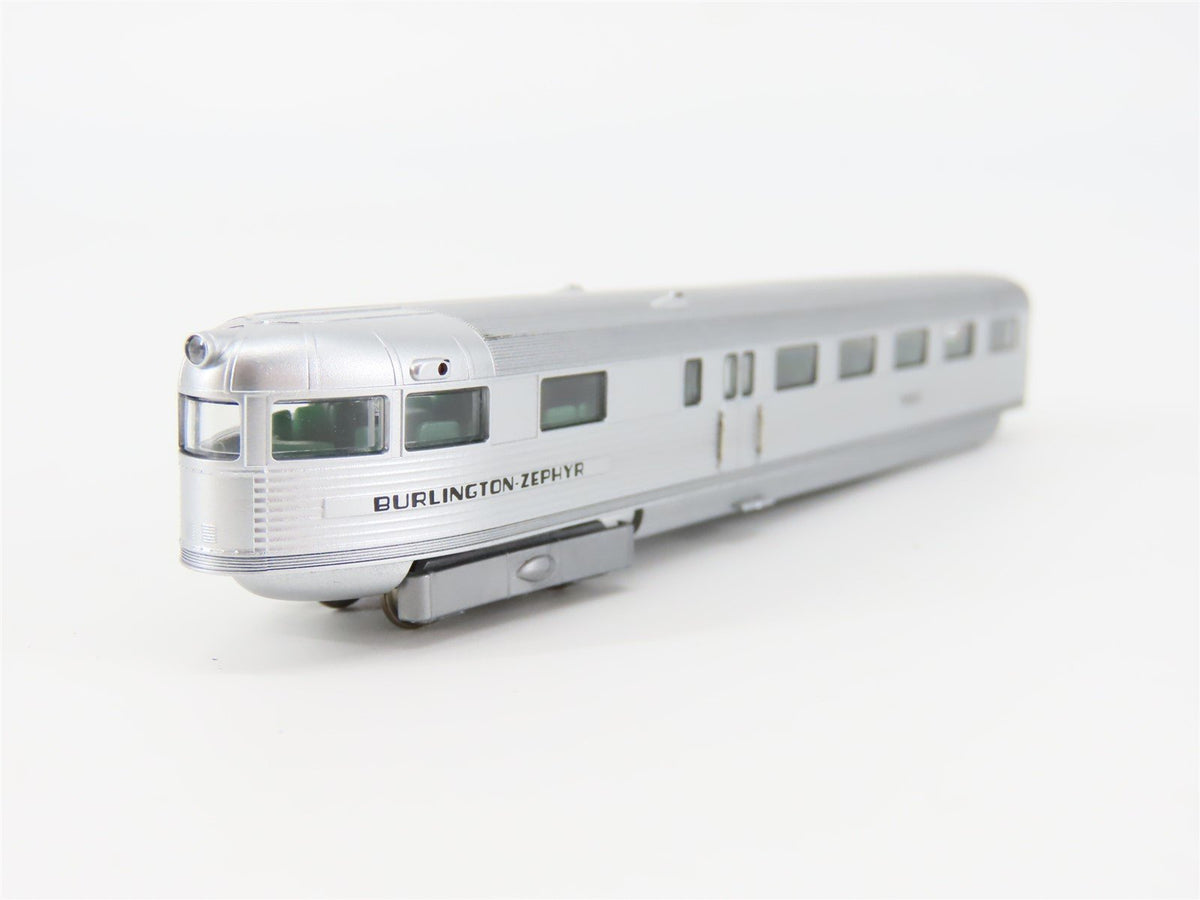 N Scale Con-Cor 001-8731 CB&amp;Q Burlington Pioneer Zephyr 3-Unit Train Set