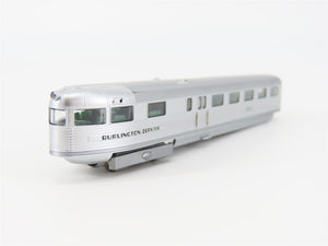 N Scale Con-Cor 001-8731 CB&Q Burlington Pioneer Zephyr 3-Unit Train Set