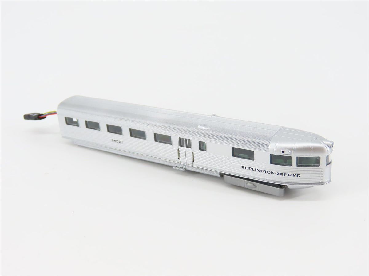 N Scale Con-Cor 001-8731 CB&amp;Q Burlington Pioneer Zephyr 3-Unit Train Set