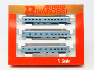 N Scale Rivarossi 0581 American Railroads 3-Car Passenger Set