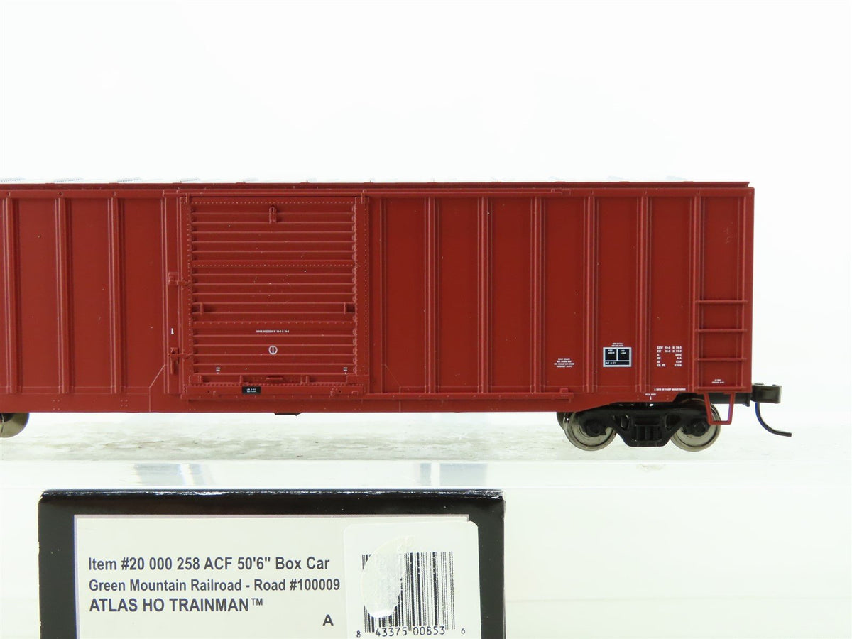 HO Scale Atlas Trainman 20000258 GMRC Green Mountain Railroad Box Car #100009