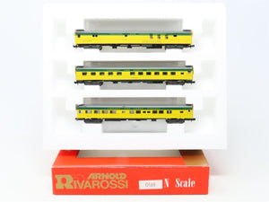 N Scale Rivarossi 0568 CNW Chicago & Northwestern 3-Car Passenger Set