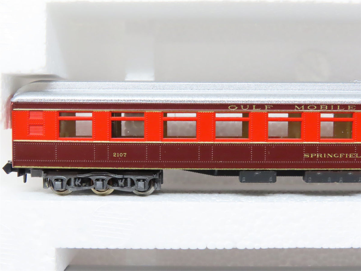 N Scale Rivarossi 0564 GMO Gulf Mobile &amp; Ohio 3-Car Passenger Set