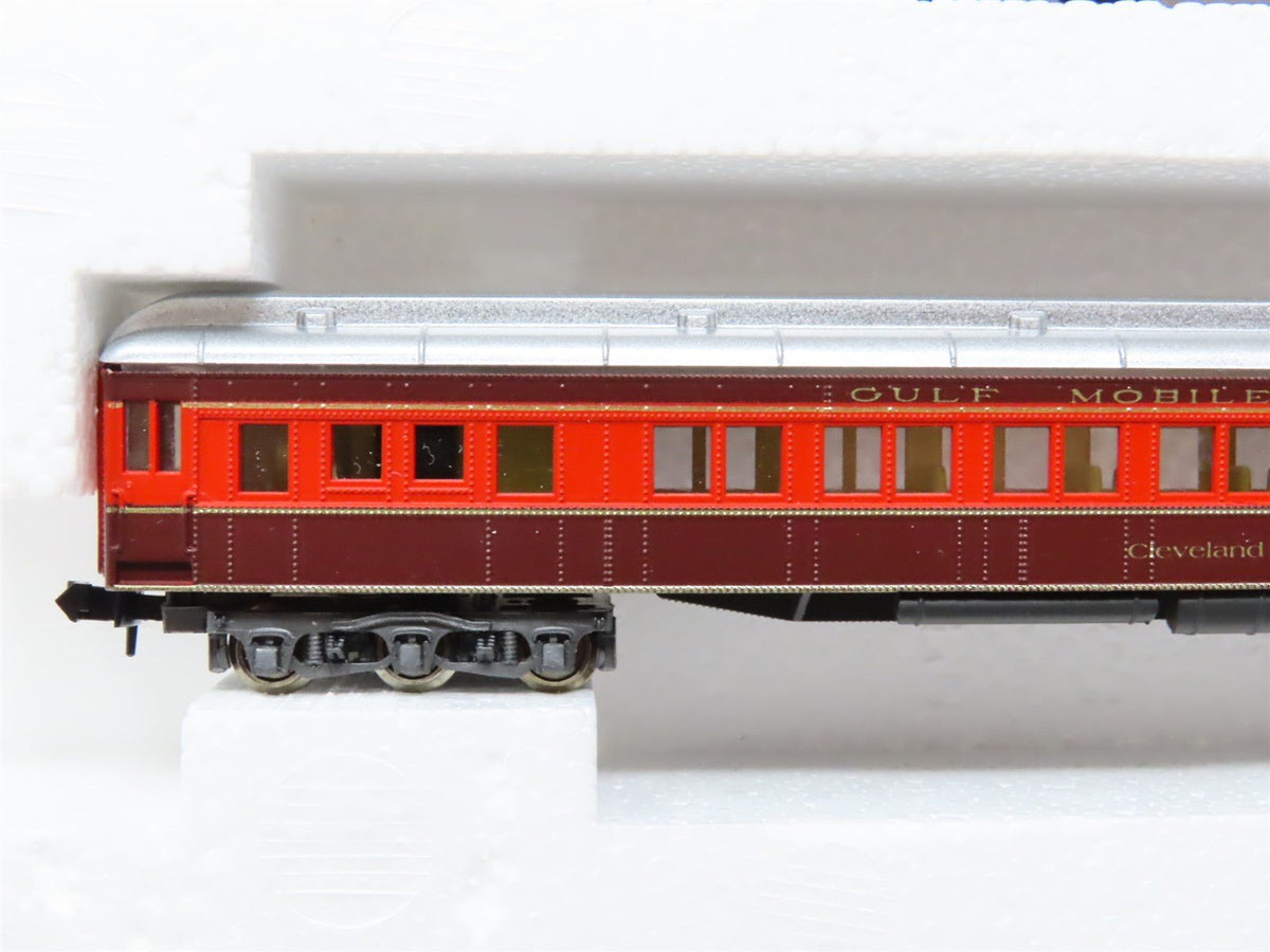 N Scale Rivarossi 0564 GMO Gulf Mobile &amp; Ohio 3-Car Passenger Set