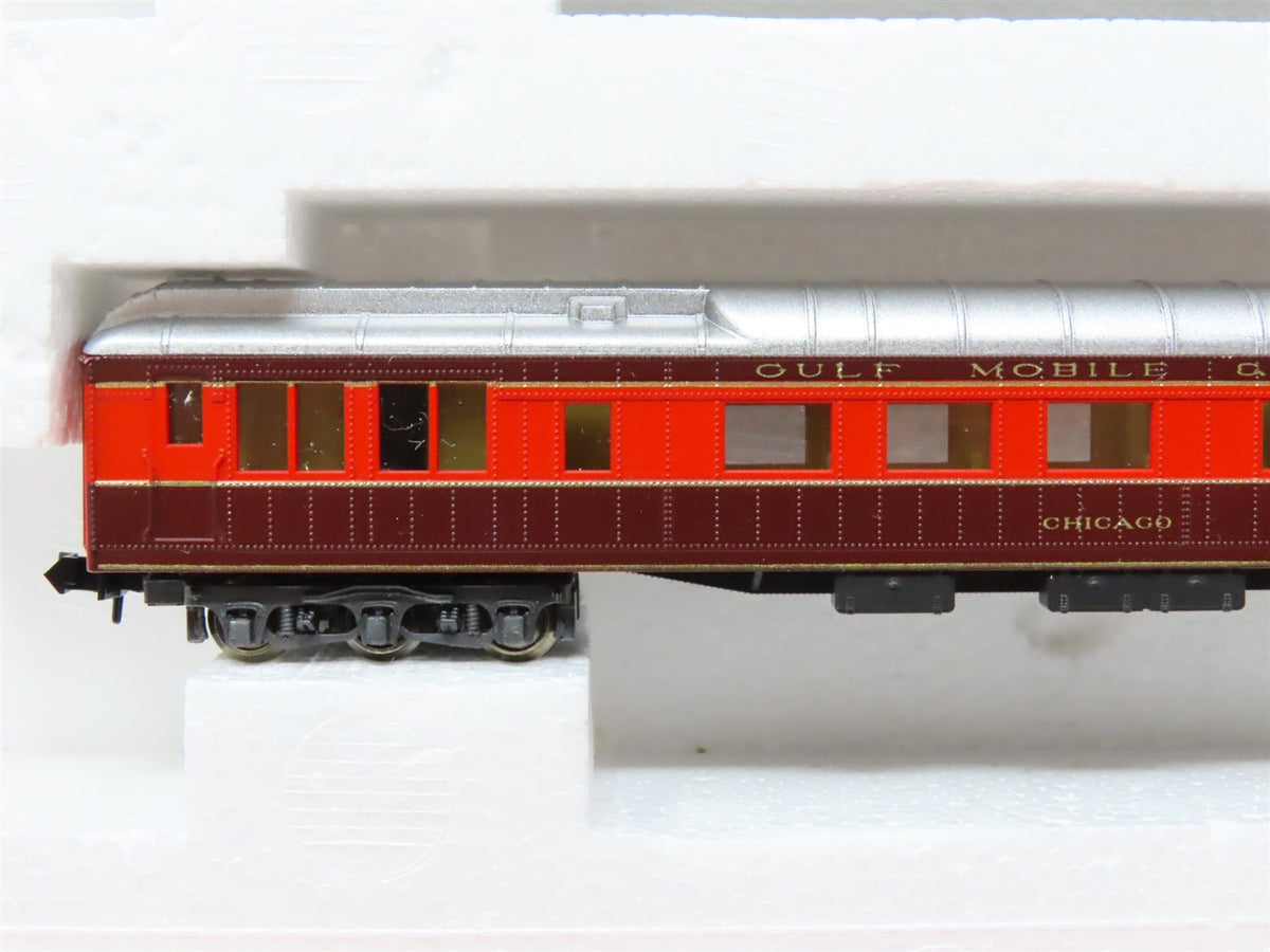 N Scale Rivarossi 0564 GMO Gulf Mobile &amp; Ohio 3-Car Passenger Set