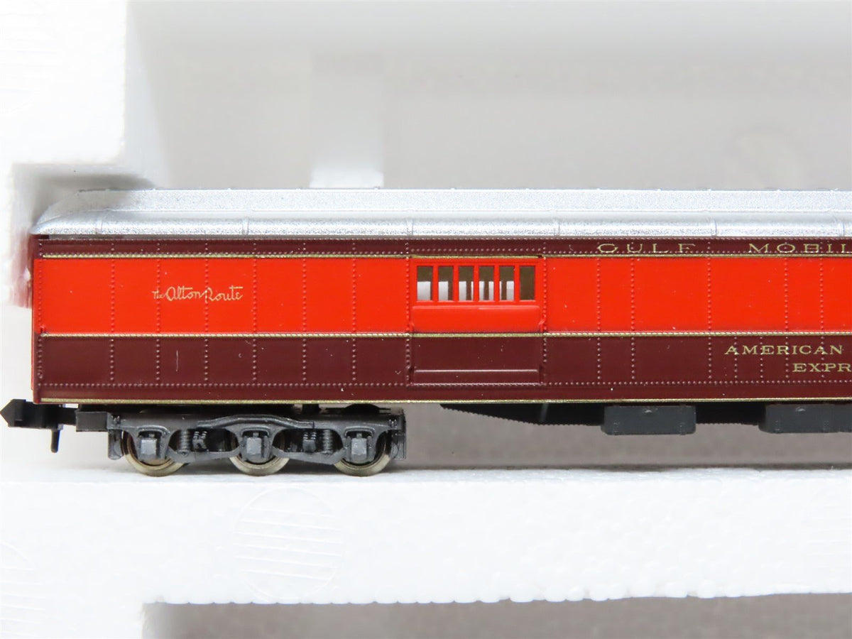 N Scale Rivarossi 0551 GMO Gulf Mobile &amp; Ohio 3-Car Passenger Set