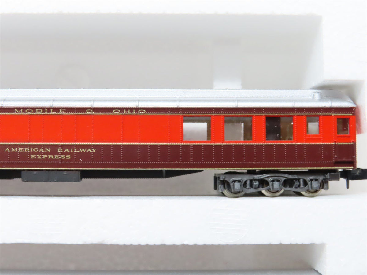 N Scale Rivarossi 0551 GMO Gulf Mobile &amp; Ohio 3-Car Passenger Set