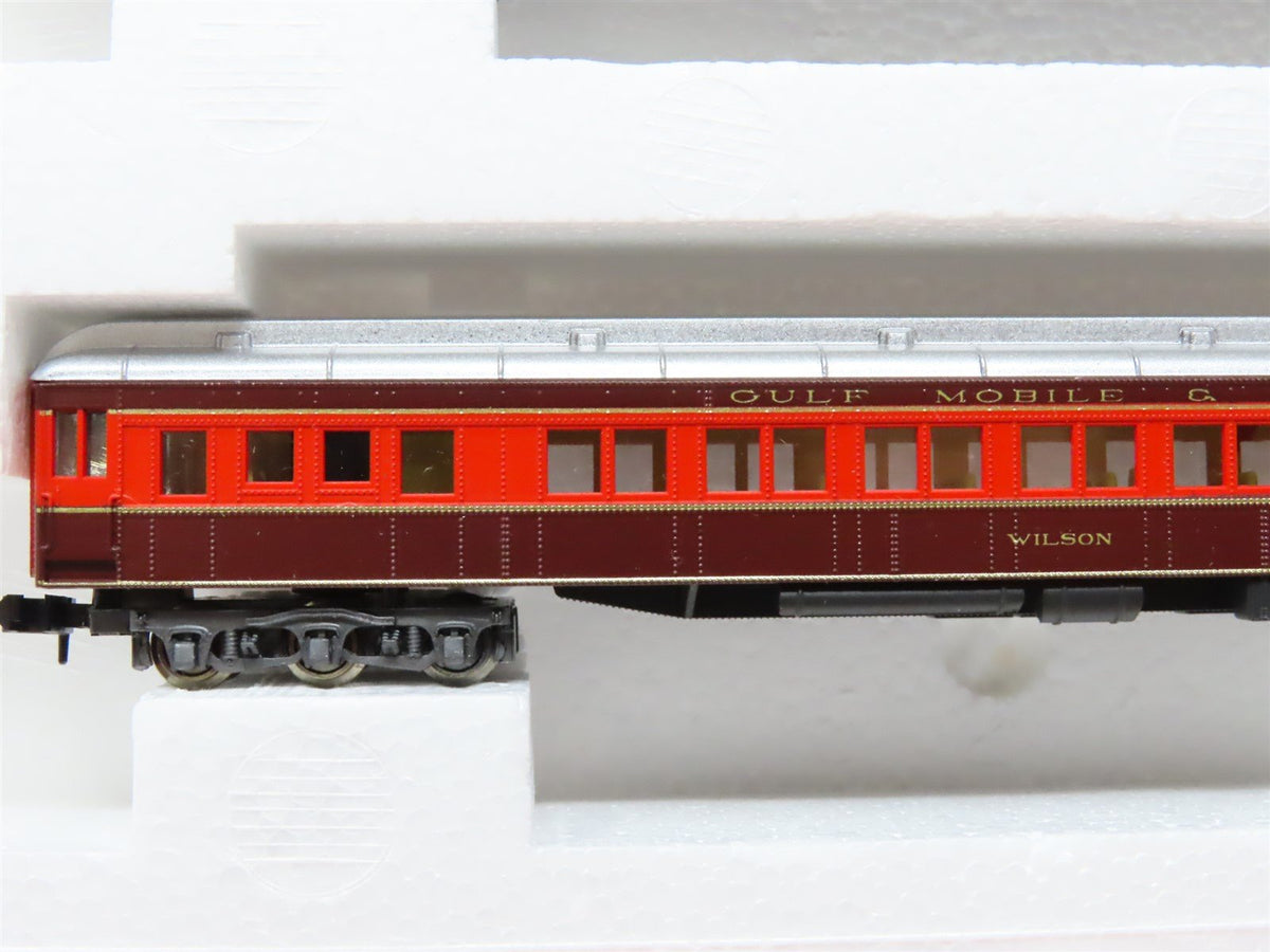 N Scale Rivarossi 0551 GMO Gulf Mobile &amp; Ohio 3-Car Passenger Set