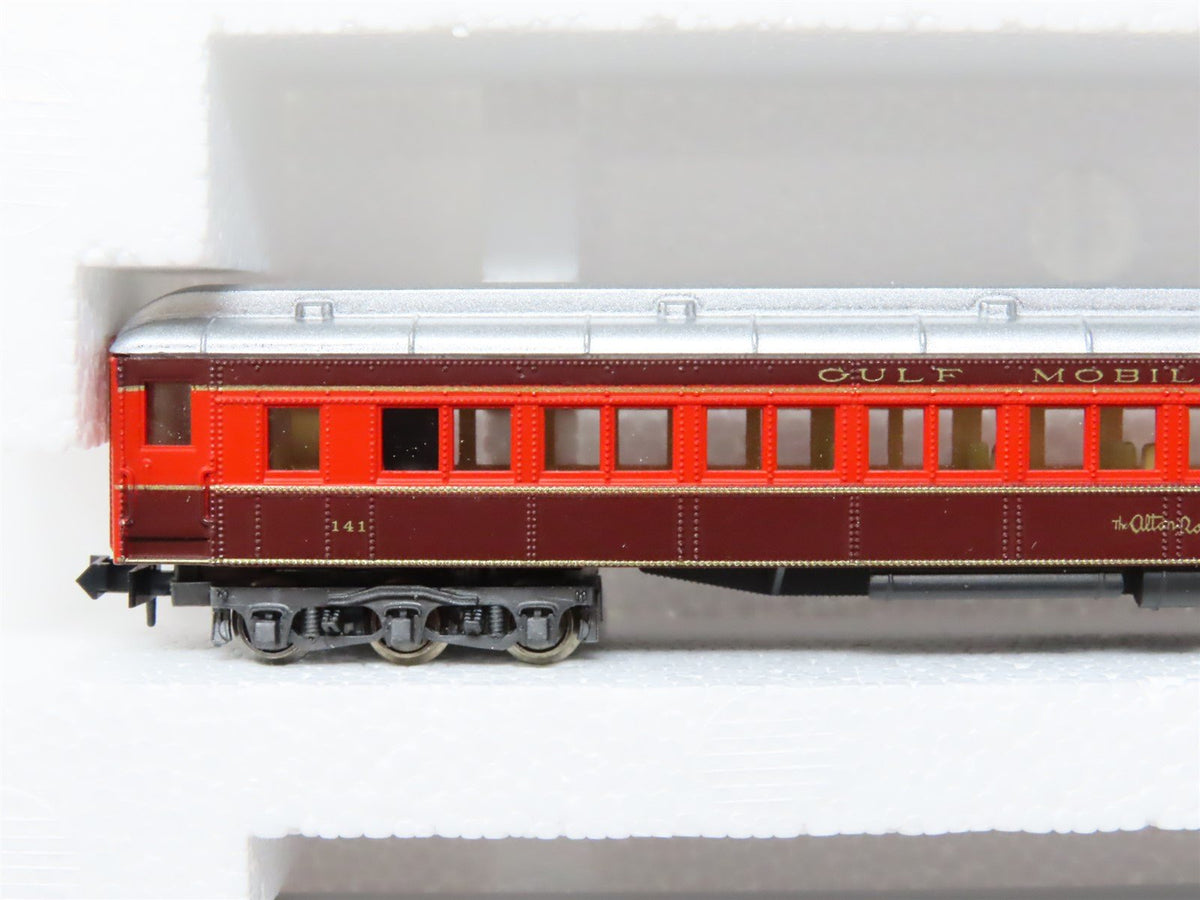 N Scale Rivarossi 0538 GMO Gulf Mobile &amp; Ohio 3-Car Passenger Set