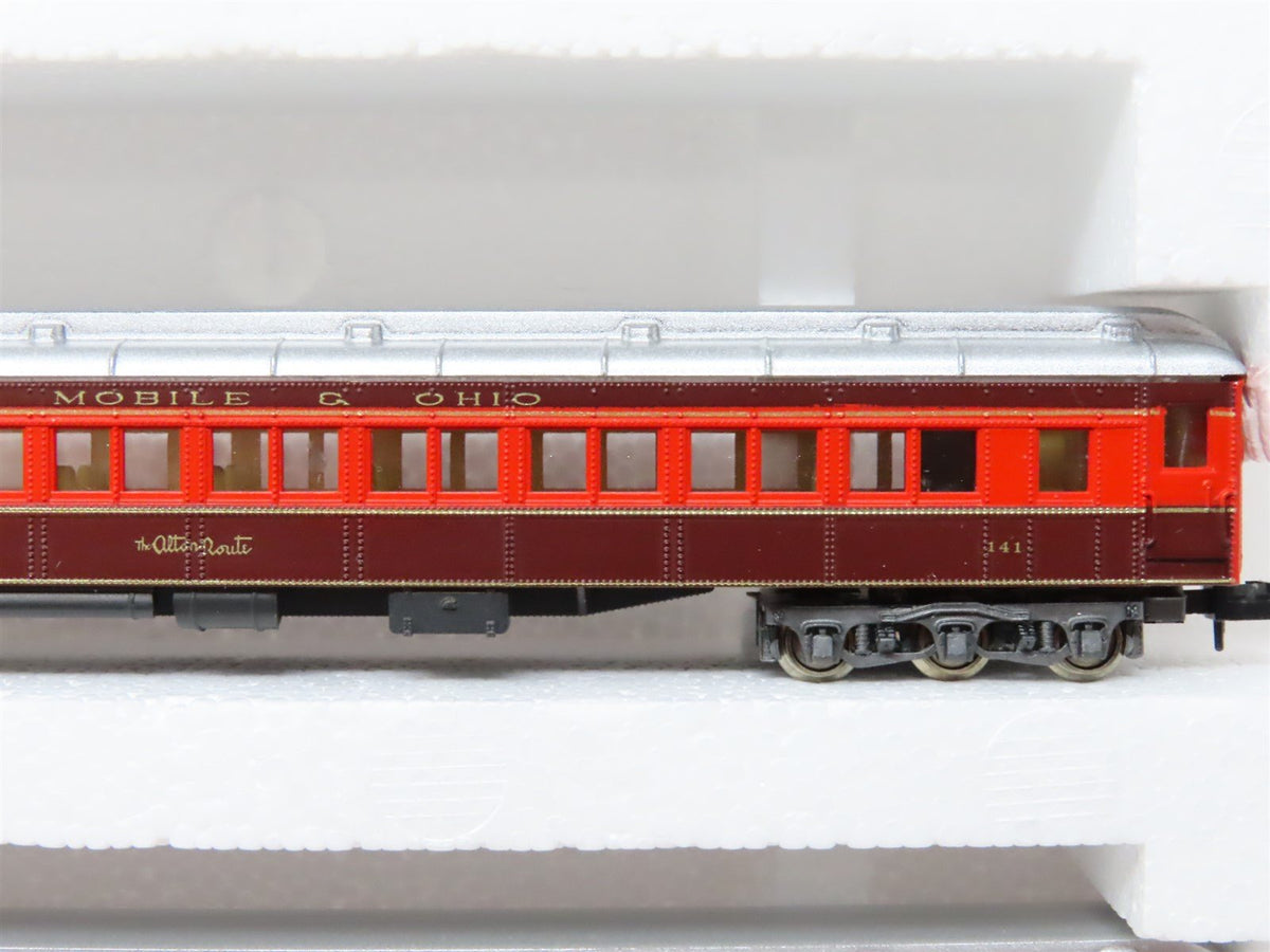 N Scale Rivarossi 0538 GMO Gulf Mobile &amp; Ohio 3-Car Passenger Set