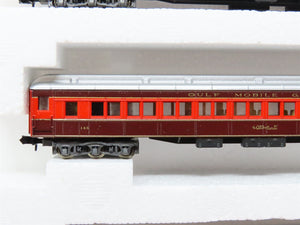 N Scale Rivarossi 0538 GMO Gulf Mobile & Ohio 3-Car Passenger Set