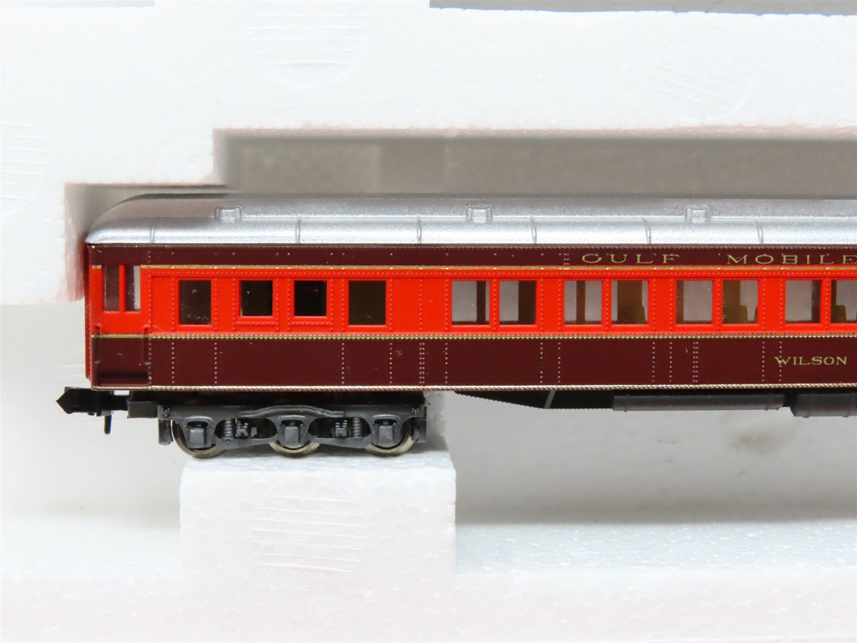 N Scale Rivarossi 0538 GMO Gulf Mobile &amp; Ohio 3-Car Passenger Set