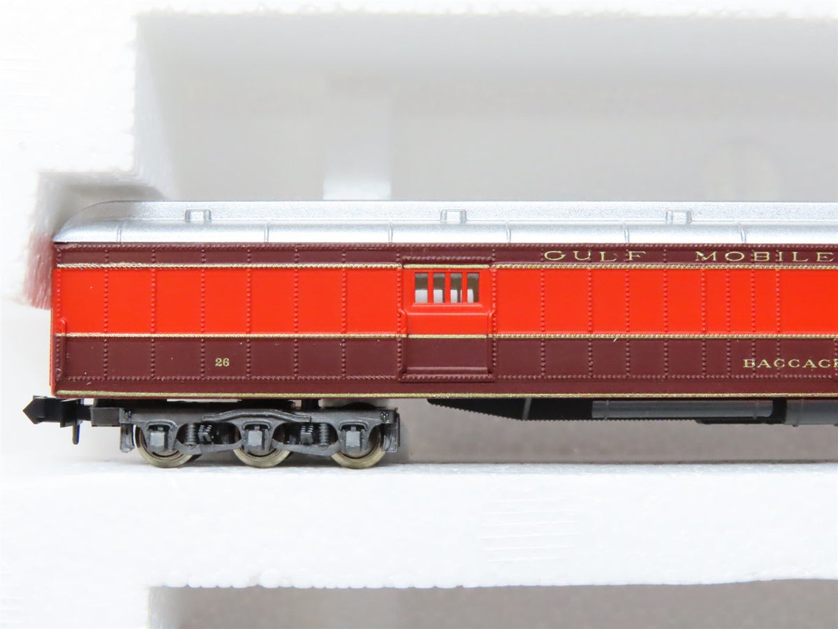 N Scale Rivarossi 0538 GMO Gulf Mobile &amp; Ohio 3-Car Passenger Set