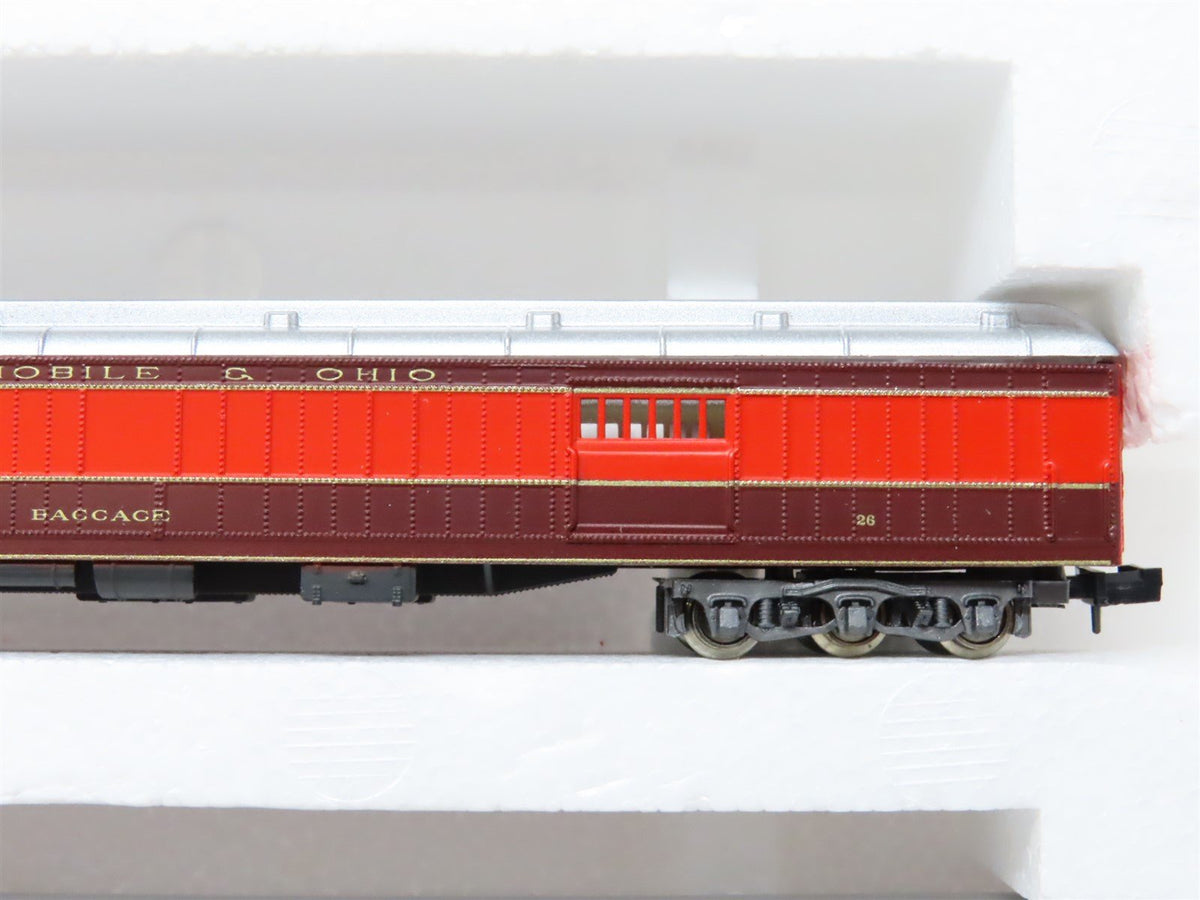 N Scale Rivarossi 0538 GMO Gulf Mobile &amp; Ohio 3-Car Passenger Set