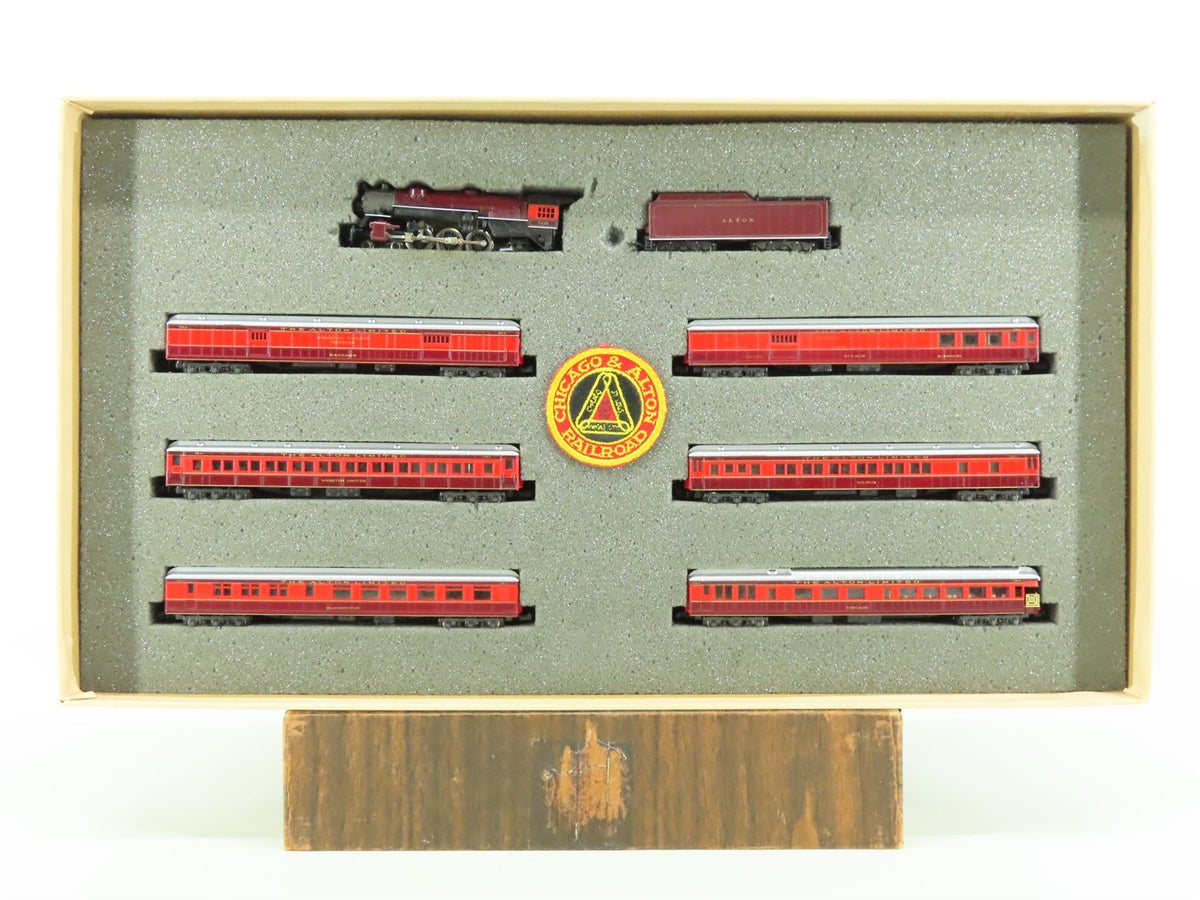 N Con-Cor/Rivarossi Limited Edition &quot;Alton Limited&quot; 4-6-2 Steam Passenger Set