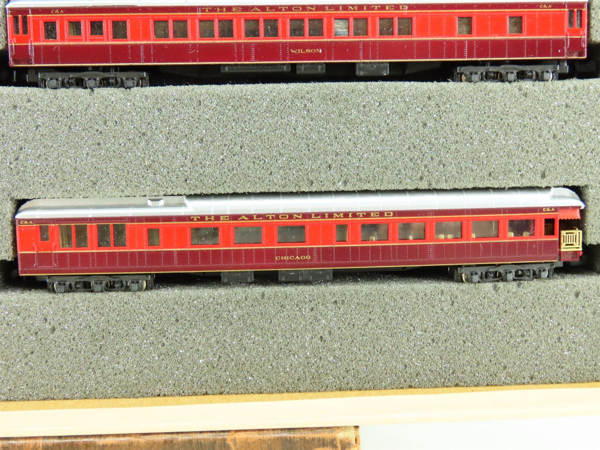 N Con-Cor/Rivarossi Limited Edition &quot;Alton Limited&quot; 4-6-2 Steam Passenger Set