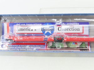 N Deluxe Innovation 210201 BN Burlington Northern Gunderson Maxi Stack III Set 1