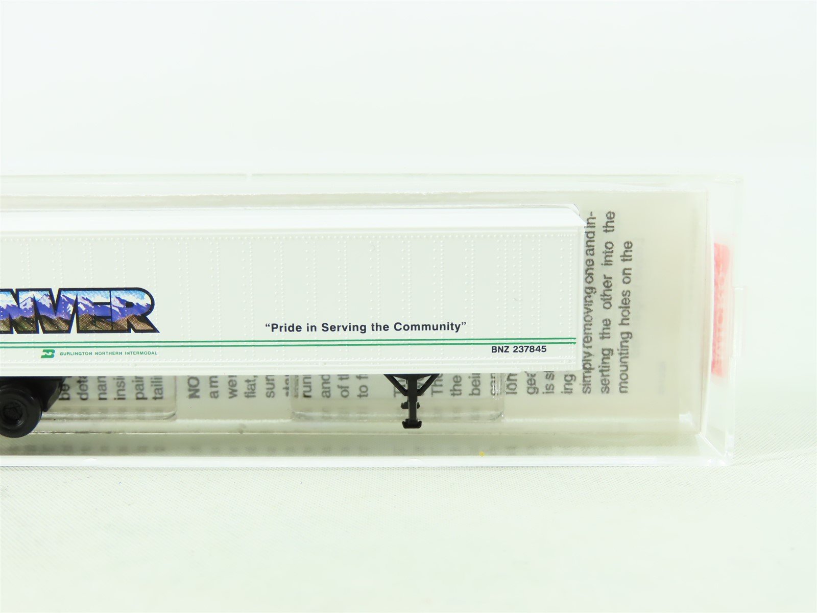 N Scale Micro-Trains MTL 67140 BNZ BN Intermodal Denver 45' Trailer #237845