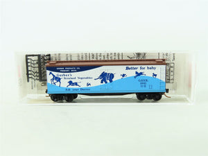 N Scale Micro-Trains MTL 49330 GSVX Gerber Products 40' Wood Reefer #1001
