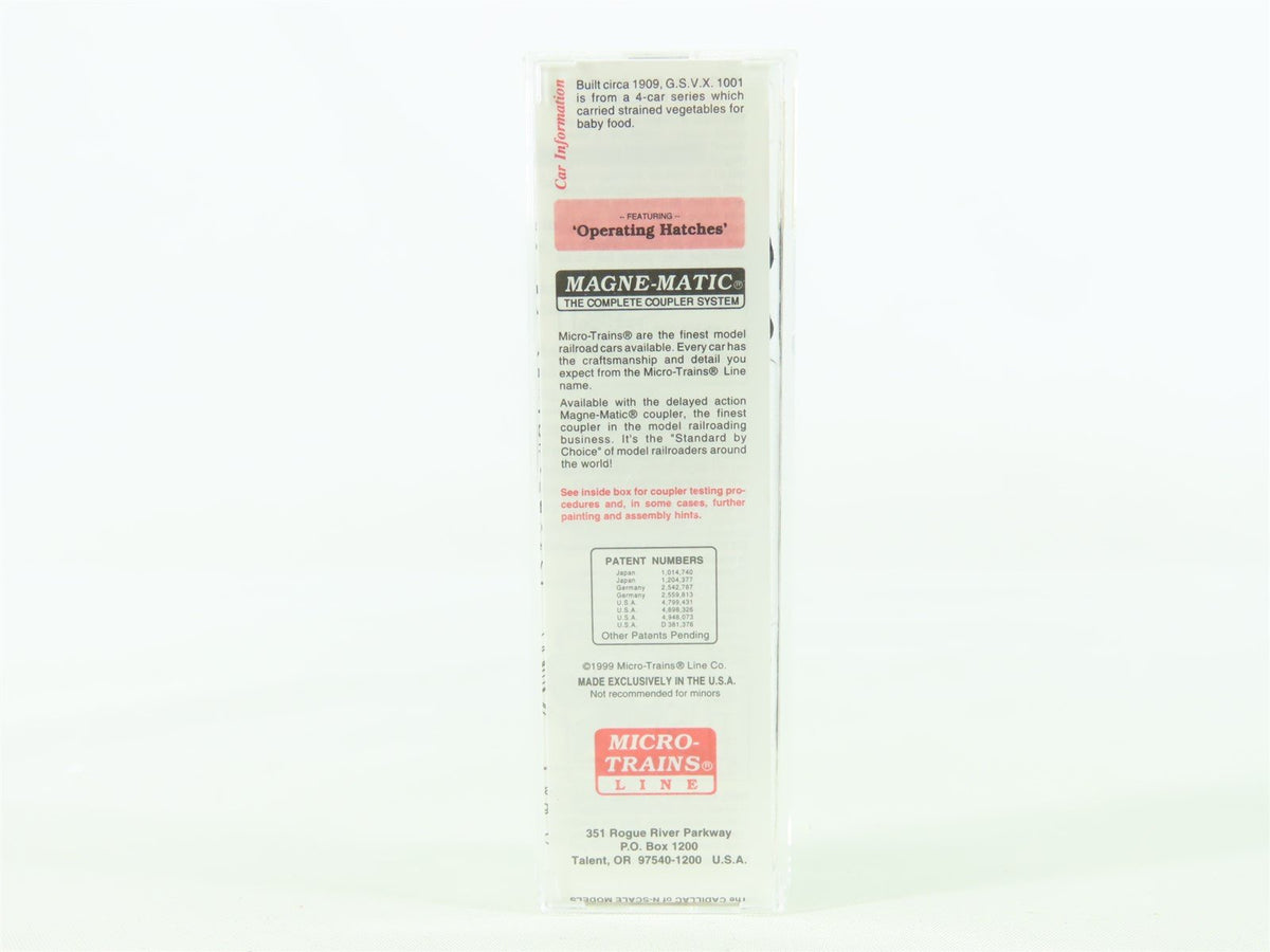 N Scale Micro-Trains MTL 49330 GSVX Gerber Products 40&#39; Wood Reefer #1001