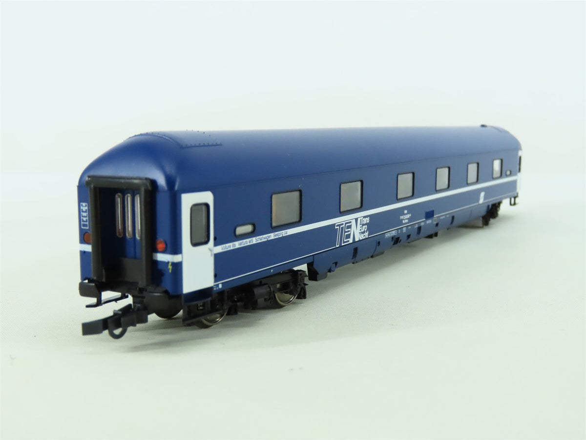 HO Roco 45075 OBB TEN Austrian Trans-Euro Night Sleeper Passenger Car #000-4