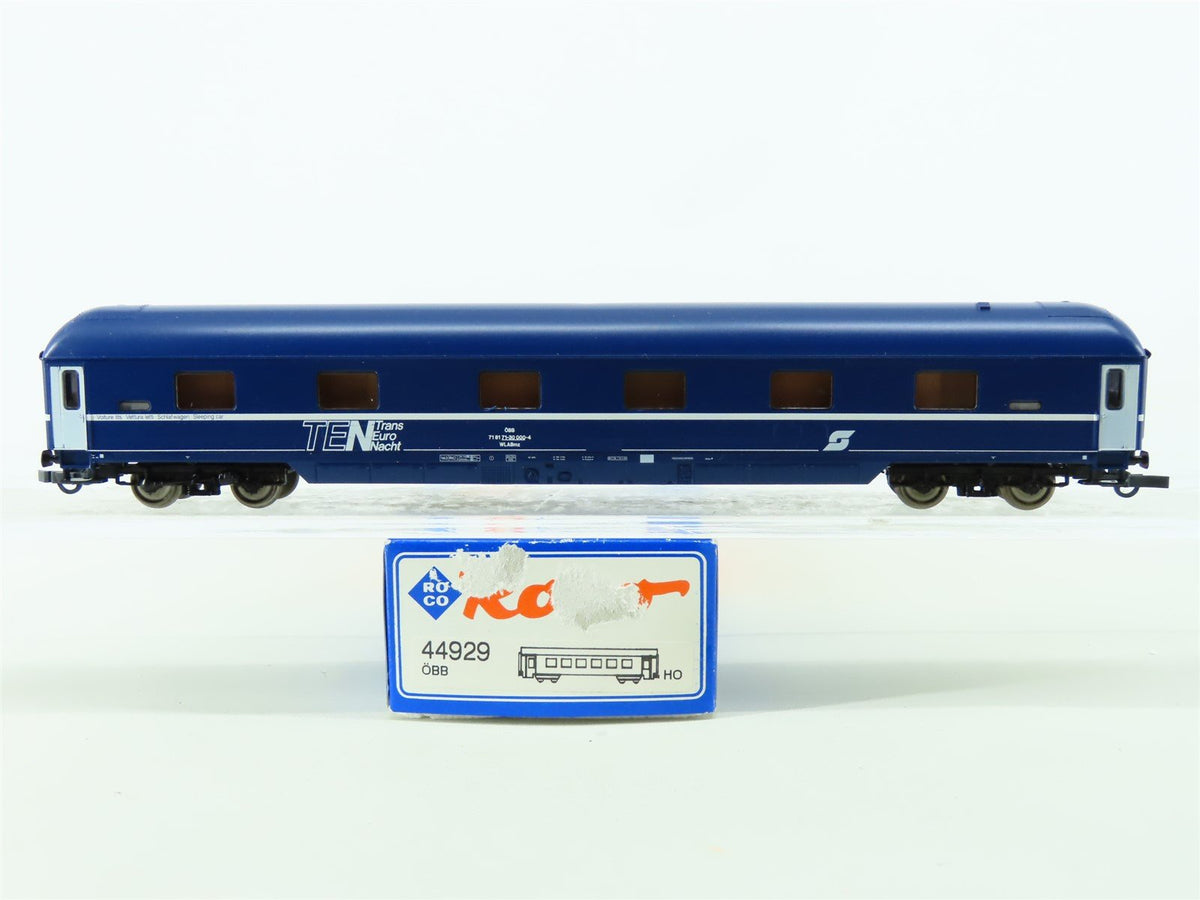 HO Roco 44929 OBB TEN Austrian Trans-Euro Night Sleeper Passenger Car #000-4