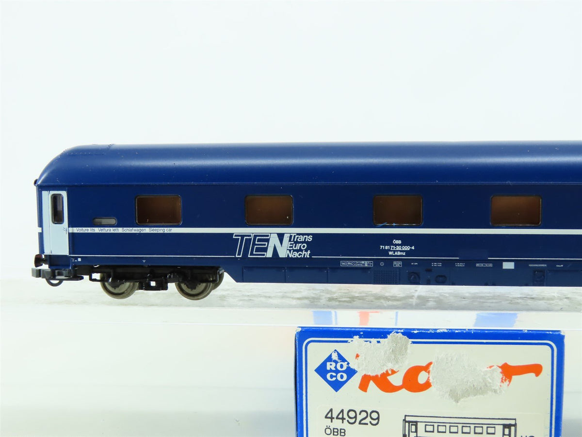 HO Roco 44929 OBB TEN Austrian Trans-Euro Night Sleeper Passenger Car #000-4