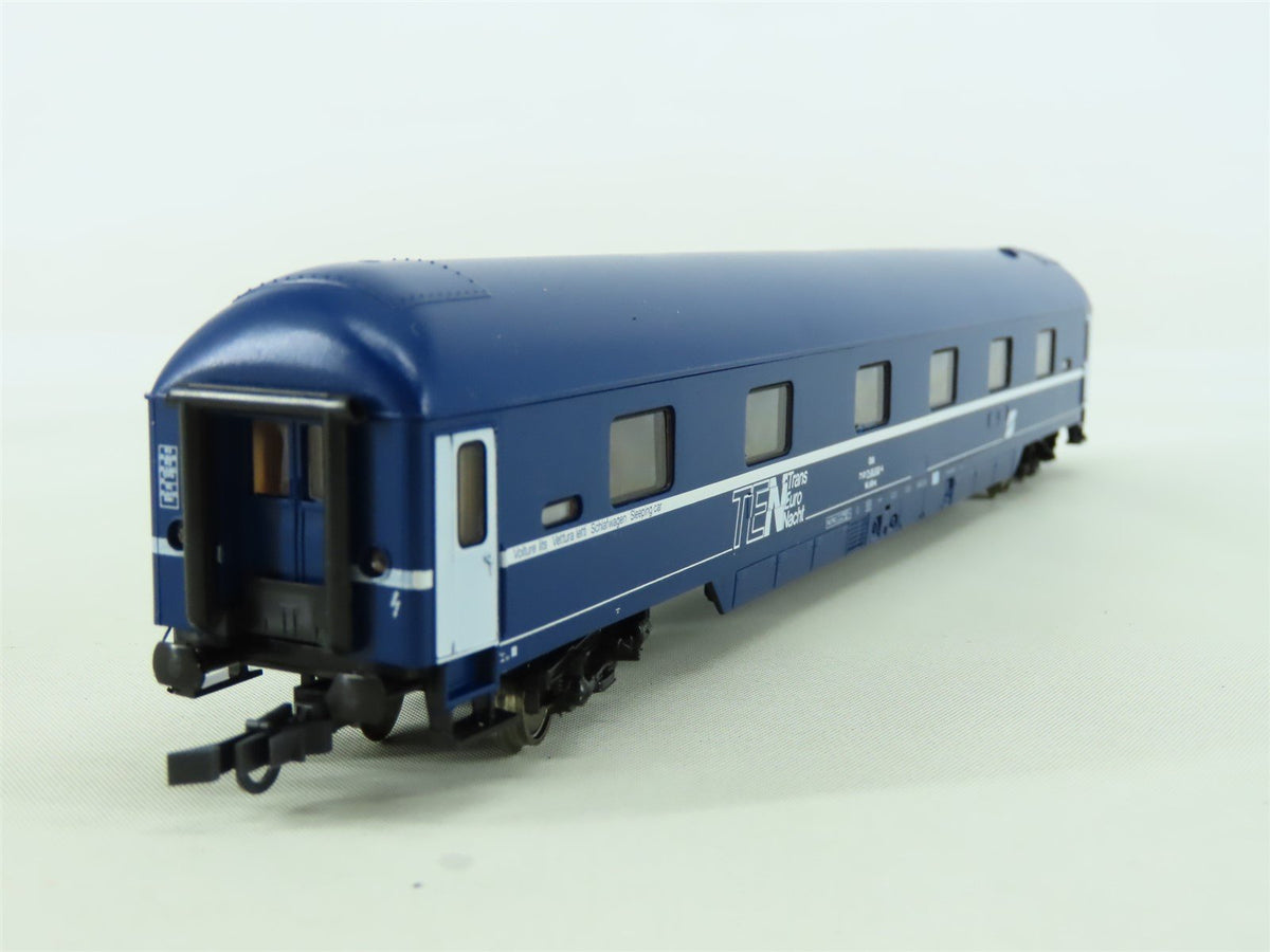 HO Roco 44929 OBB TEN Austrian Trans-Euro Night Sleeper Passenger Car #000-4