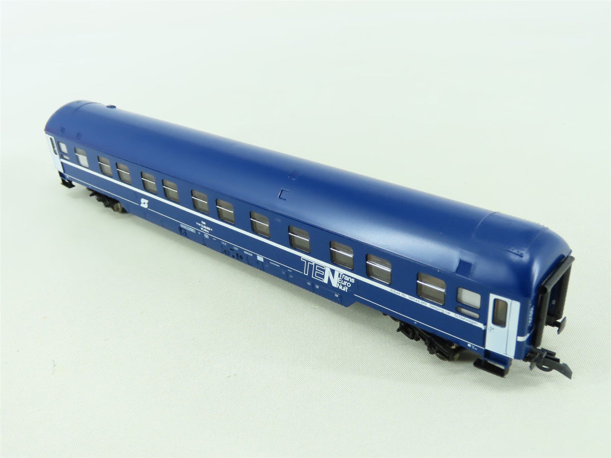 HO Roco 44929 OBB TEN Austrian Trans-Euro Night Sleeper Passenger Car #000-4