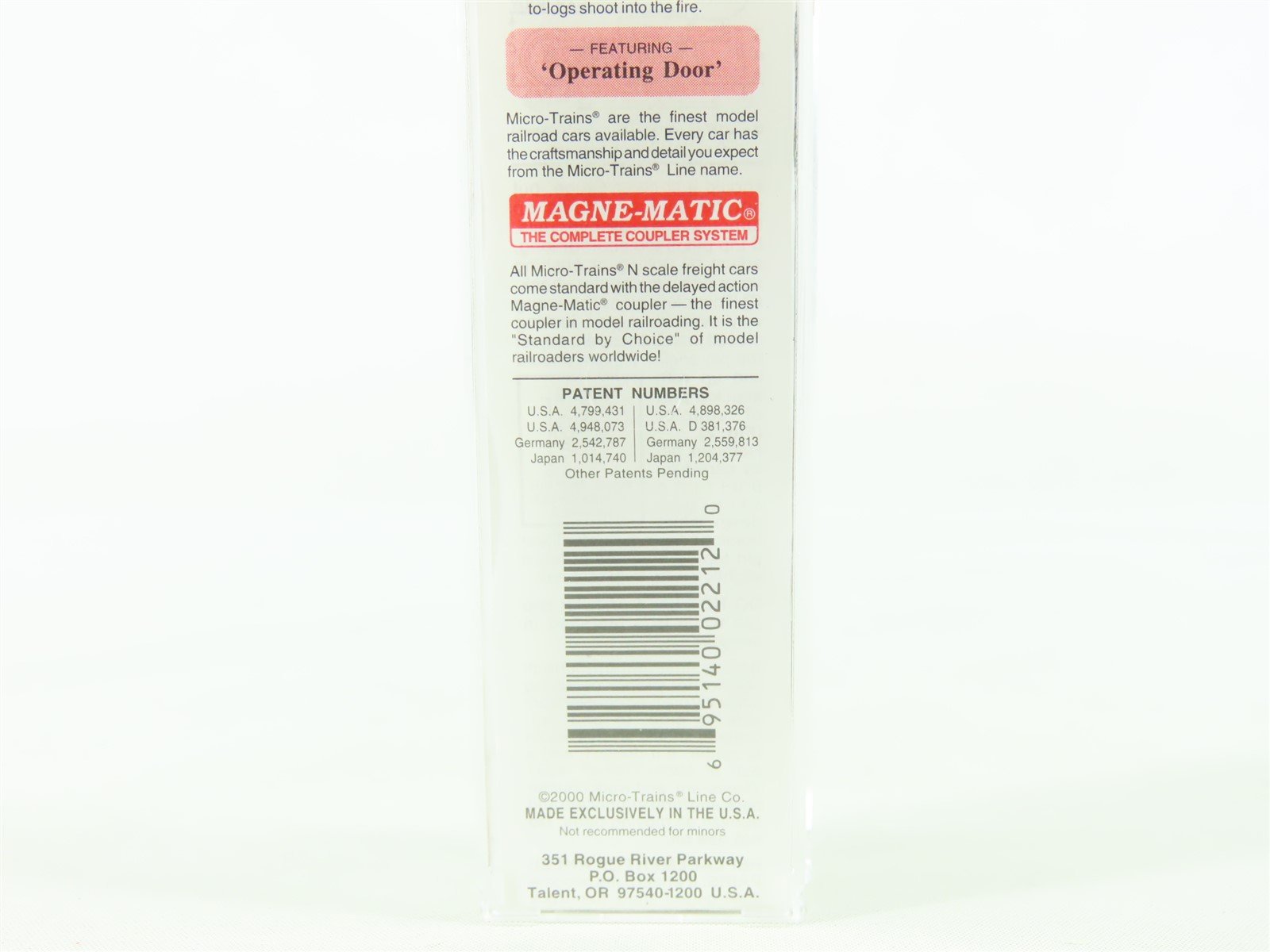 N Scale Micro-Trains MTL 42060 Potlatch Forests 